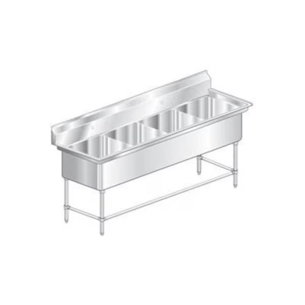 Aero Manufacturing CompanyÂ Four Bowl Aerospec SS NSF Sink, Aero, Mfr#: 2F4-2114